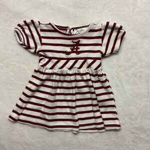 Two Feet Ahead Baby Girls Alabama Crimson Tide A‎ Logo Dress Size 12M